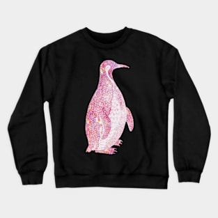 Penguin Pink holographic Crewneck Sweatshirt